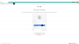 Vulnerability in Google login page help download malware by identifying